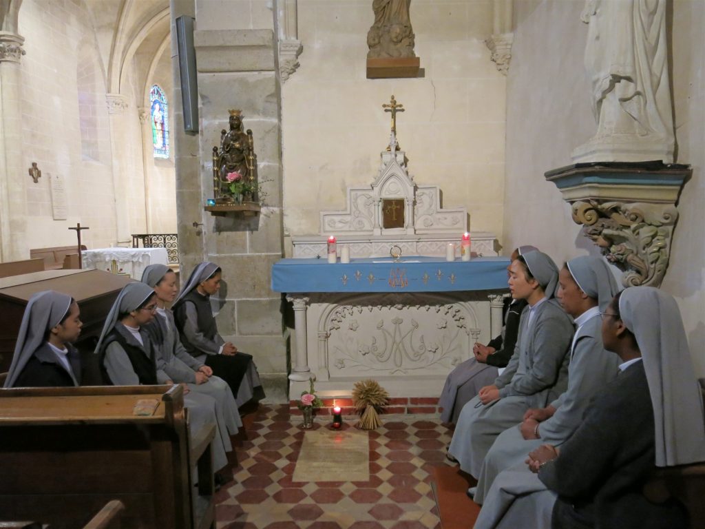 Praying at the tomb of our First Mothers